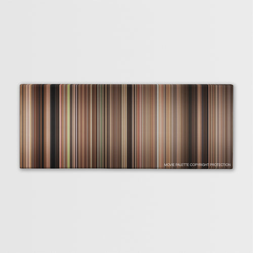 The Sting color palette canvas print: thousands of thin vertical stripes of color