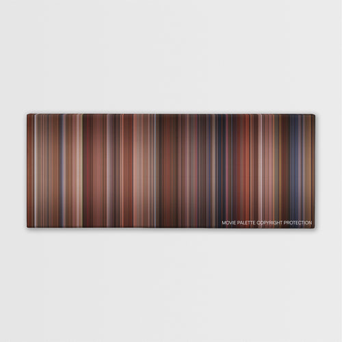 The American President color palette canvas print: thousands of thin vertical stripes of color
