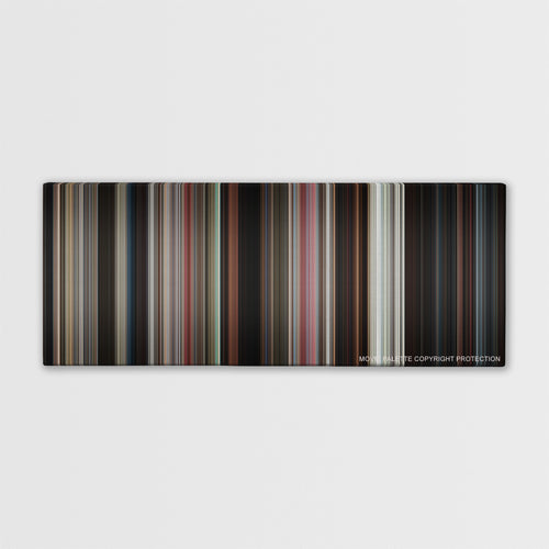 Lethal Weapon color palette canvas print: thousands of thin vertical stripes of color