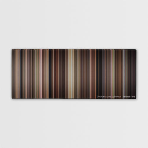 Chinatown color palette canvas print: thousands of thin vertical stripes of color