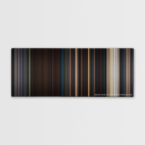Planet of the Apes color palette canvas print: thousands of thin vertical stripes of color