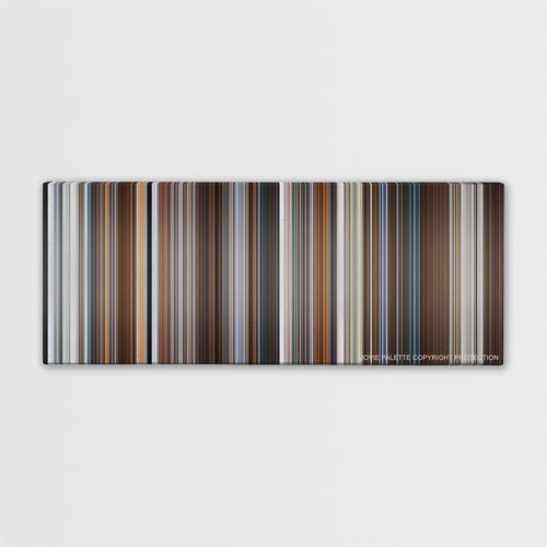 Joy color palette canvas print: thousands of thin vertical stripes of color