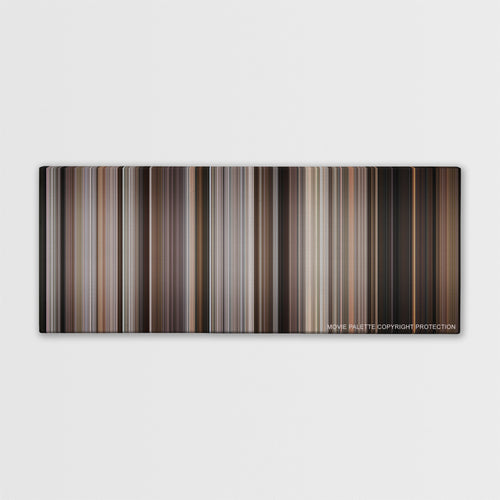 A Bronx Tale color palette canvas print: thousands of thin vertical stripes of color