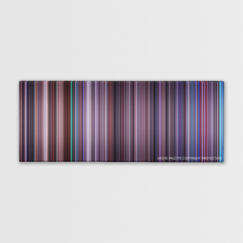 Hackers color palette canvas print: thousands of thin vertical stripes of color