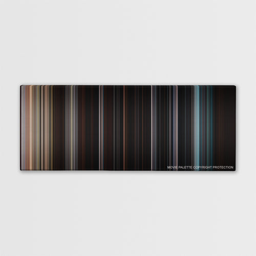 The Cabin in the Woods color palette canvas print: thousands of thin vertical stripes of color