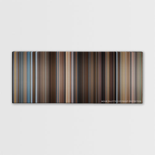 You've Got Mail color palette canvas print: thousands of thin vertical stripes of color