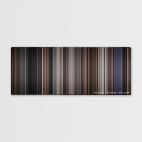 Ronin color palette canvas print: thousands of thin vertical stripes of color