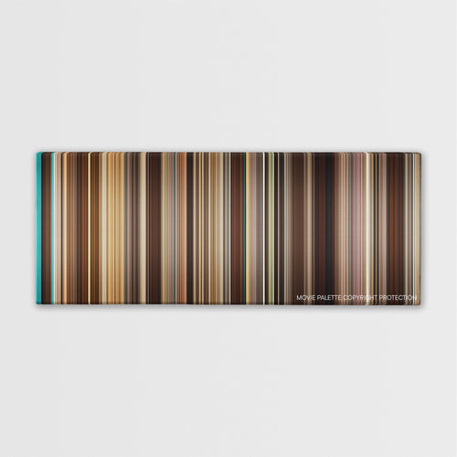 The Painted Veil color palette canvas print: thousands of thin vertical stripes of color