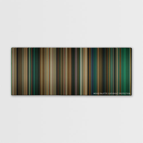 Catwoman color palette canvas print: thousands of thin vertical stripes of color