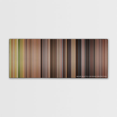 A Knight's Tale color palette canvas print: thousands of thin vertical stripes of color