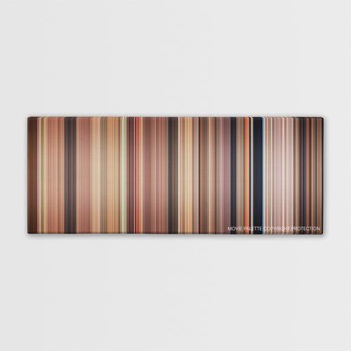 Father of the Bride color palette canvas print: thousands of thin vertical stripes of color
