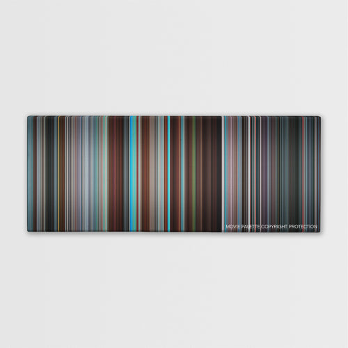 The Guardian color palette canvas print: thousands of thin vertical stripes of color