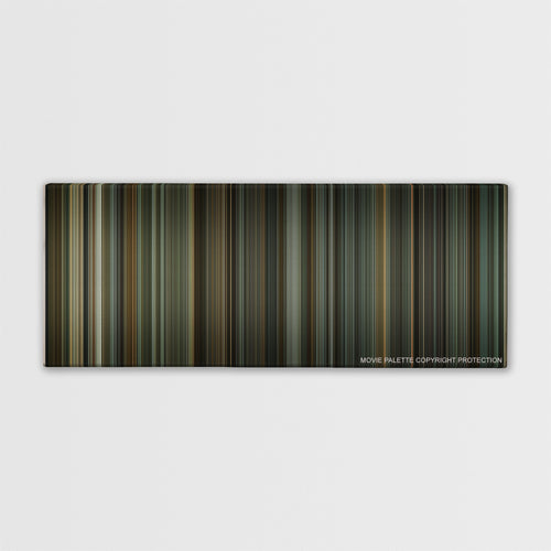 Downfall color palette canvas print: thousands of thin vertical stripes of color