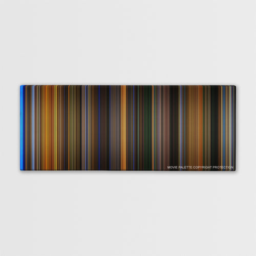 Gattaca color palette canvas print: thousands of thin vertical stripes of color