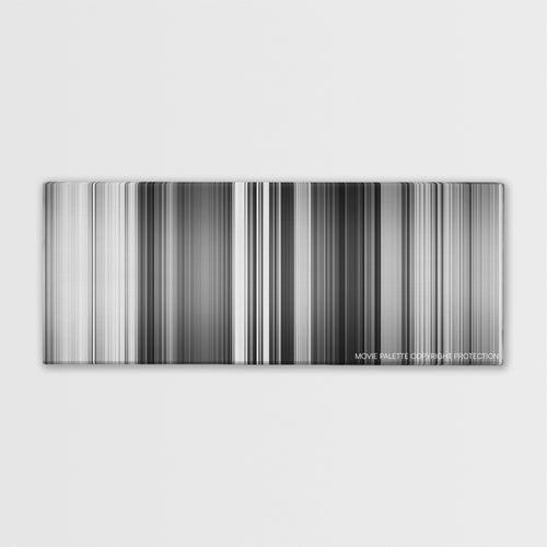 Psycho color palette canvas print: thousands of thin vertical stripes of color