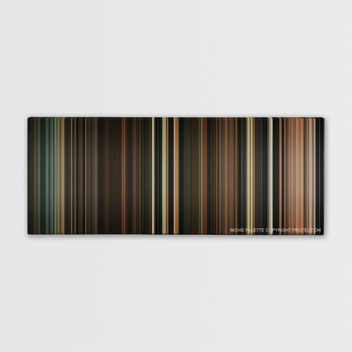 Perfume: The Story of a Murderer color palette canvas print: thousands of thin vertical stripes of color