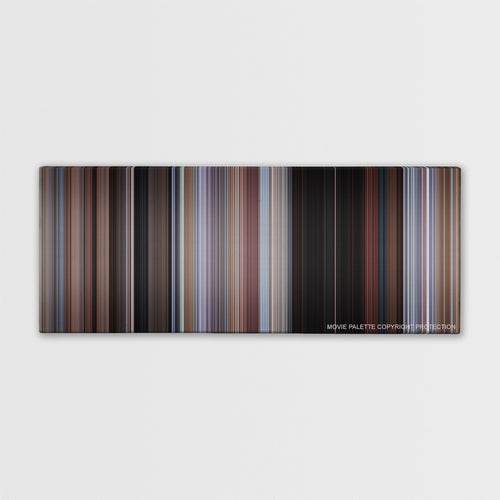 Planes, Trains & Automobiles color palette canvas print: thousands of thin vertical stripes of color