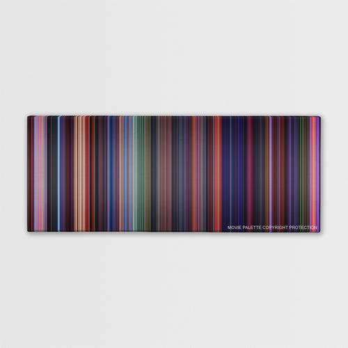 Hercules color palette canvas print: thousands of thin vertical stripes of color