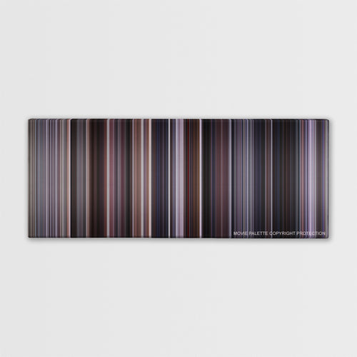 The Departed color palette canvas print: thousands of thin vertical stripes of color