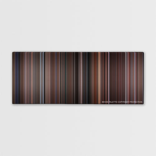 Big Trouble in Little China color palette canvas print: thousands of thin vertical stripes of color