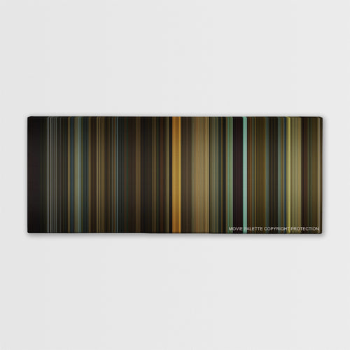 The Social Network color palette canvas print: thousands of thin vertical stripes of color