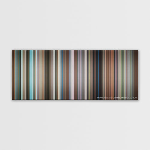 Harold & Kumar Go to White Castle color palette canvas print: thousands of thin vertical stripes of color