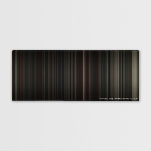 The Road color palette canvas print: thousands of thin vertical stripes of color