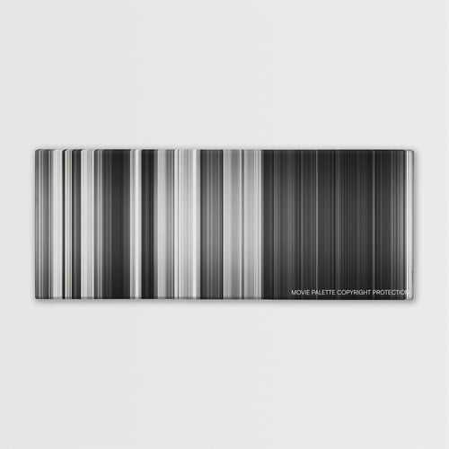 The Apartment color palette canvas print: thousands of thin vertical stripes of color