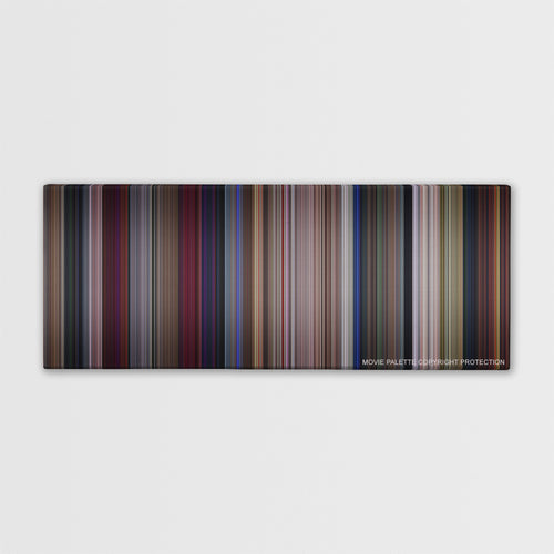 Wayne's World color palette canvas print: thousands of thin vertical stripes of color