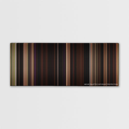 Blue Velvet color palette canvas print: thousands of thin vertical stripes of color