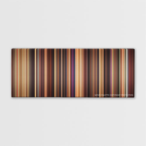 Adventureland color palette canvas print: thousands of thin vertical stripes of color