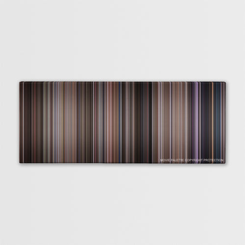Ghostbusters color palette canvas print: thousands of thin vertical stripes of color