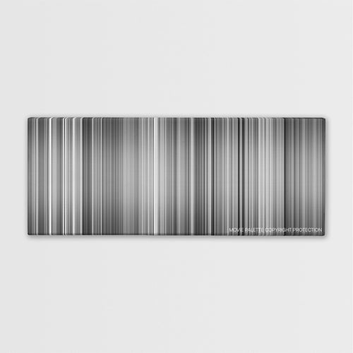 M color palette canvas print: thousands of thin vertical stripes of color