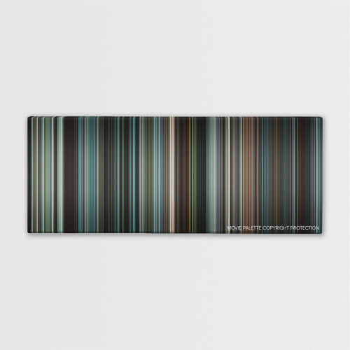 State of Play color palette canvas print: thousands of thin vertical stripes of color