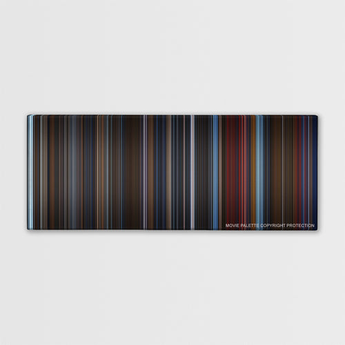 The Hunt for Red October color palette canvas print: thousands of thin vertical stripes of color