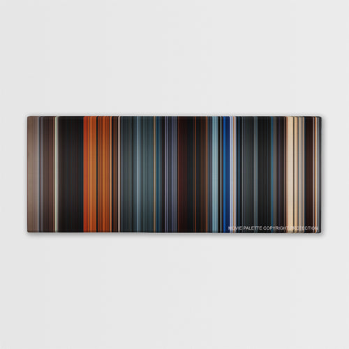 The NeverEnding Story color palette canvas print: thousands of thin vertical stripes of color
