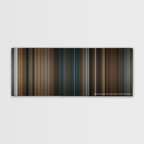 Game Night color palette canvas print: thousands of thin vertical stripes of color