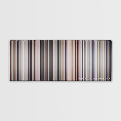 Awakenings color palette canvas print: thousands of thin vertical stripes of color