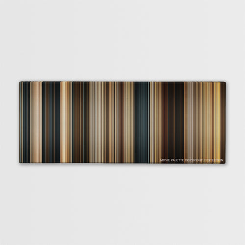 300 color palette canvas print: thousands of thin vertical stripes of color