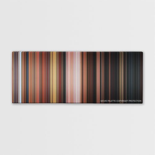 Stuart Little color palette canvas print: thousands of thin vertical stripes of color