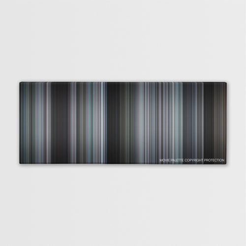 16 Blocks color palette canvas print: thousands of thin vertical stripes of color