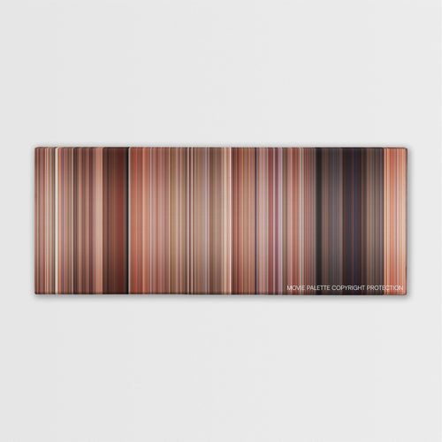 Freaky Friday color palette canvas print: thousands of thin vertical stripes of color