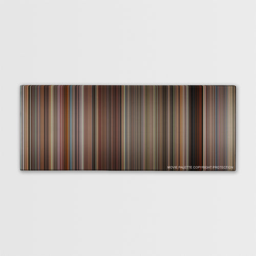 Matilda color palette canvas print: thousands of thin vertical stripes of color