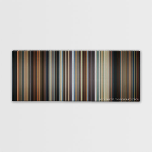 Crash color palette canvas print: thousands of thin vertical stripes of color