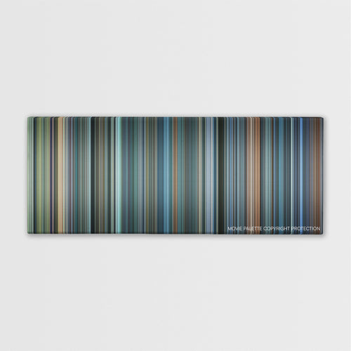 John Q color palette canvas print: thousands of thin vertical stripes of color