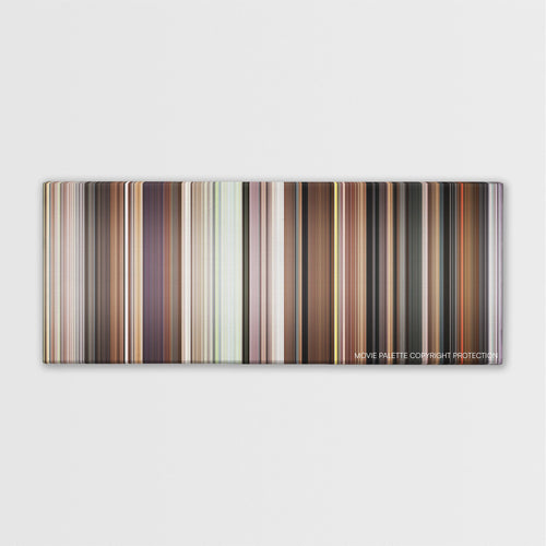 Get Hard color palette canvas print: thousands of thin vertical stripes of color