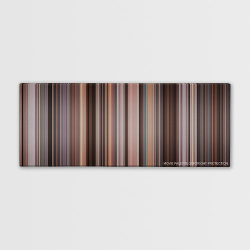 The Wolf of Wall Street color palette canvas print: thousands of thin vertical stripes of color