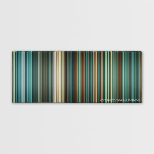 Daybreakers color palette canvas print: thousands of thin vertical stripes of color