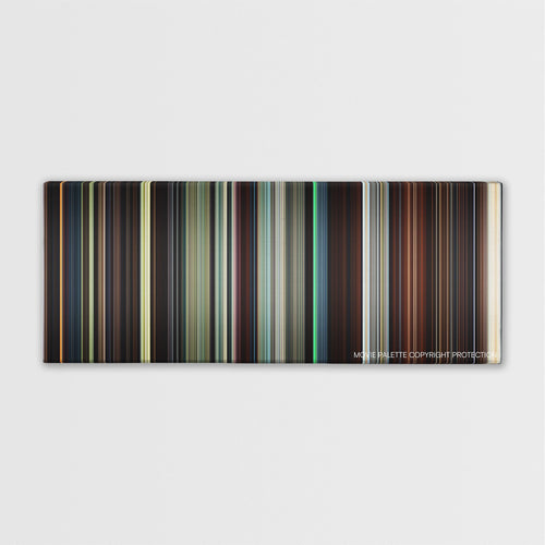 Eragon color palette canvas print: thousands of thin vertical stripes of color