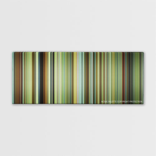 Wild color palette canvas print: thousands of thin vertical stripes of color